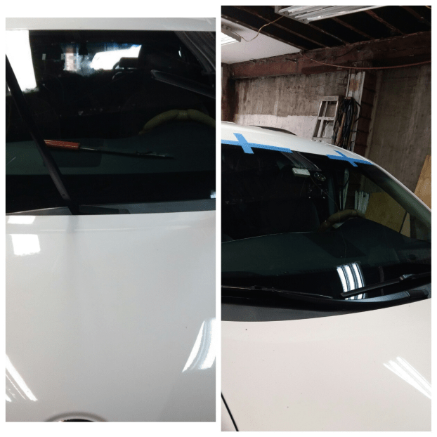 A recent auto glass center job in the New York, NY area