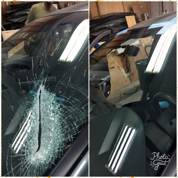 A recent windshield replacement service job in the New York, NY area